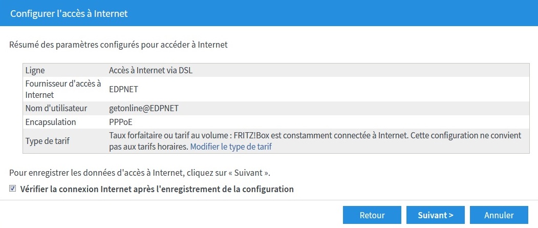 Comment installer et configurer mon modem FRITZ!Box 7430